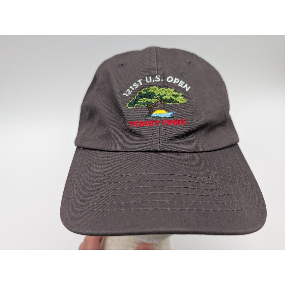 USGA Member 121st U.S. Open Torrey Pines Golf Hat Gray Adjustable Cap